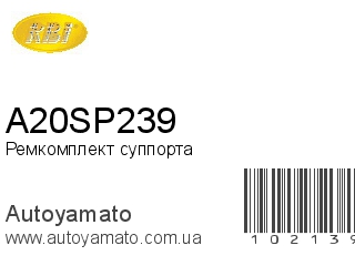 Ремкомплект суппорта A20SP239 (RBI)
